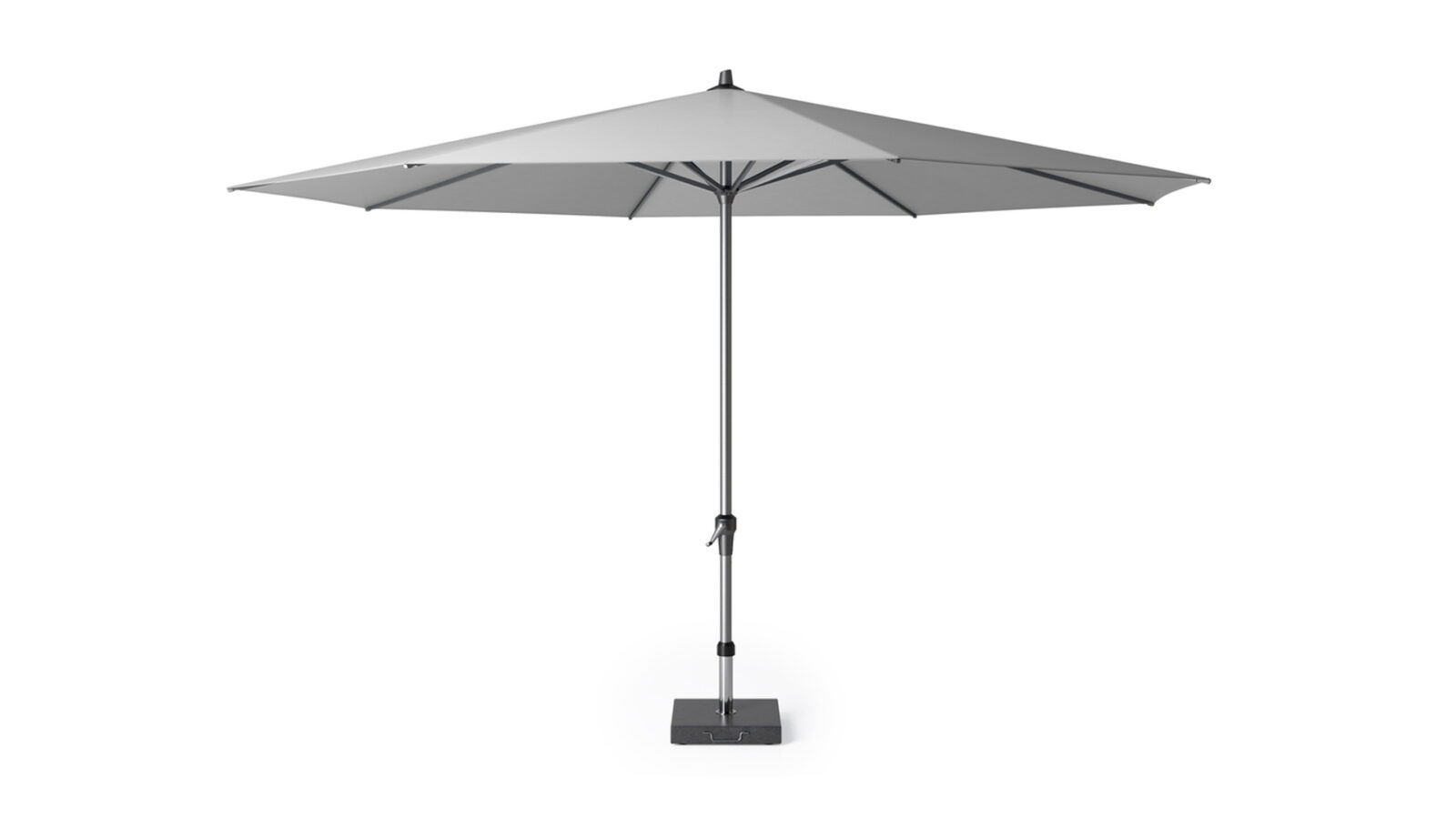 7112C parasol-ogrodowy-riva-ii Parasol ogrodowy RIVA II kolor stelazu Anthracite kolor Light grey 4 m