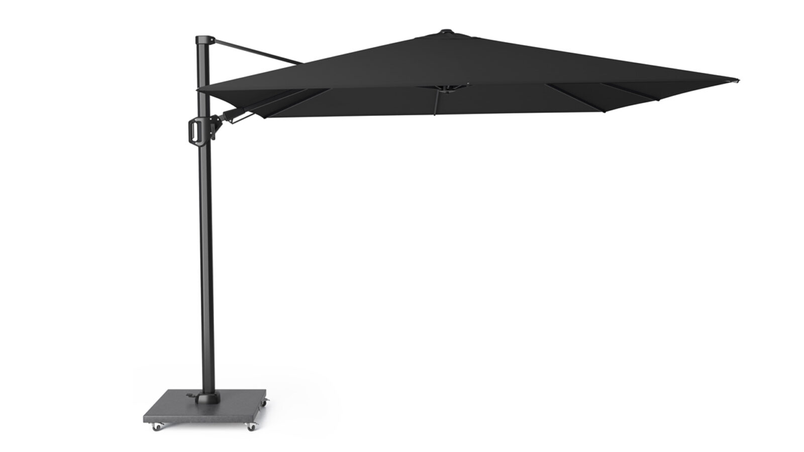 7139D-free-arm_parasol-Challenger-T2-3x3-black-Platinum-8717591779063 Parasol ogrodowy CHALLENGER T kolor stelazu Anthracite rozmiar 3 x 3 m Black