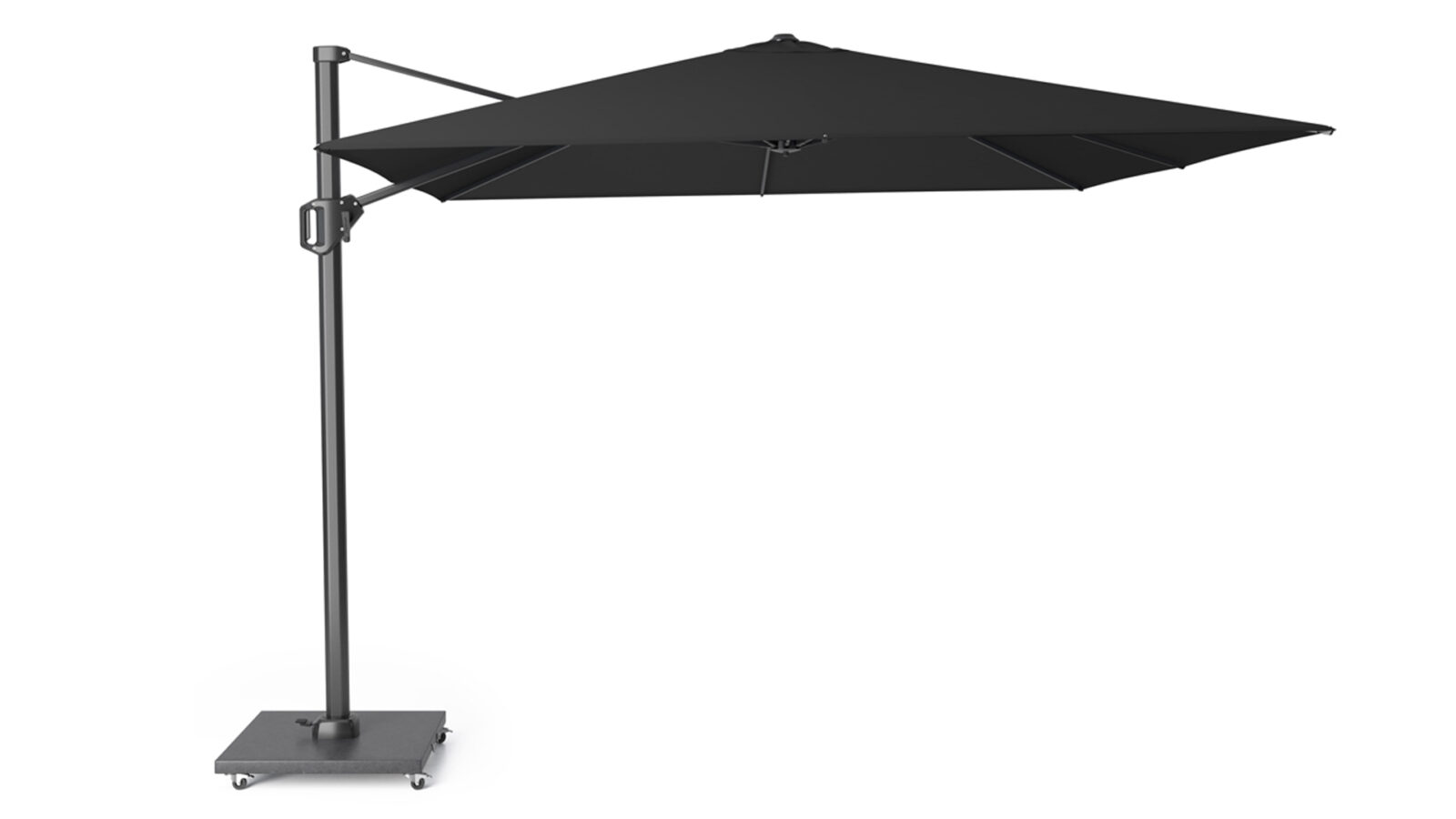7142D-free_arm_parasol-Challenger-T1-3x3-black-Platinum-8717591775317 Parasol ogrodowy CHALLENGER T kolor stelazu Anthracite rozmiar 3 x 3 m Black