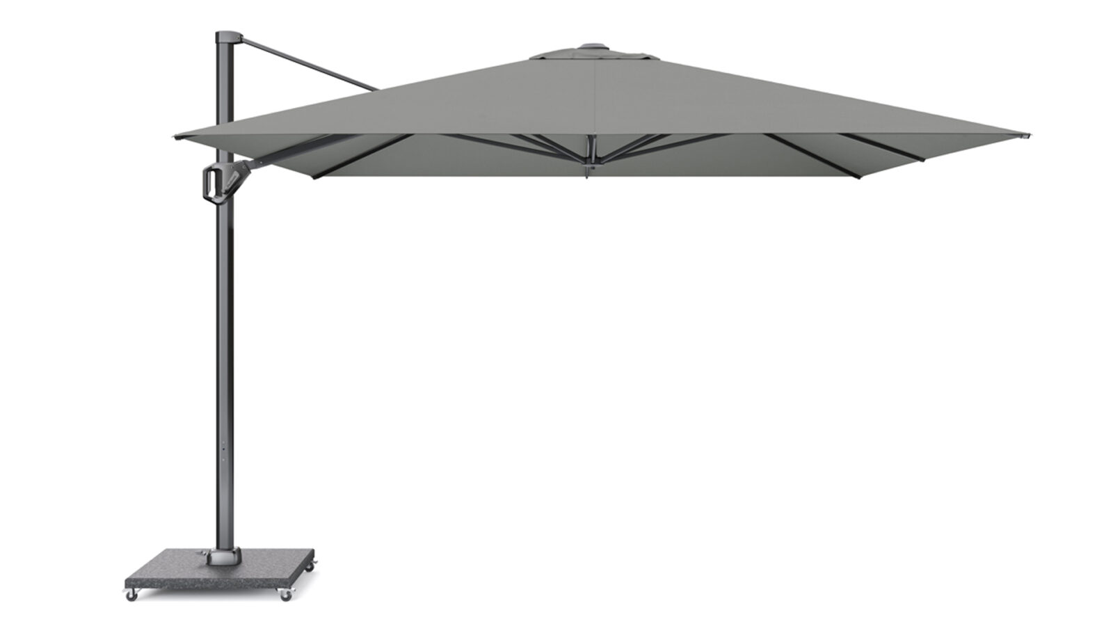 7145R-free_arm_parasol-Challenger-T1-Telescope-3,5x3,5-premium-manhattan-Platinum-8720039161573 Parasol ogrodowy CHALLENGER T TELESCOPE kolor stelazu Anthracite kolor Manhattan 35 x 35 m