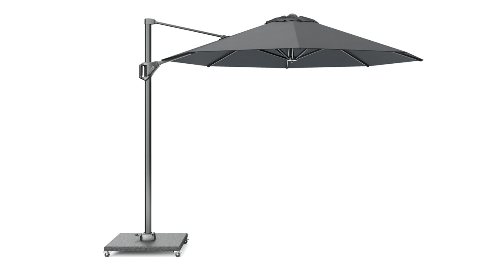 7148-free_arm_parasol-Voyager-T1-Ø3-anthracite-Platinum-8720039162594 Parasol ogrodowy VOYAGER T kolor stelazu Anthracite kolor Anthracite 3 m