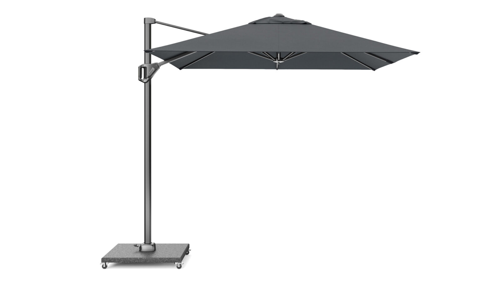 7149-free_arm_parasol-Voyager-T1-2,5x2,5-anthracite-Platinum-8720039162624 Parasol ogrodowy VOYAGER T kolor stelazu Anthracite kolor Anthracite 25 x 25 m