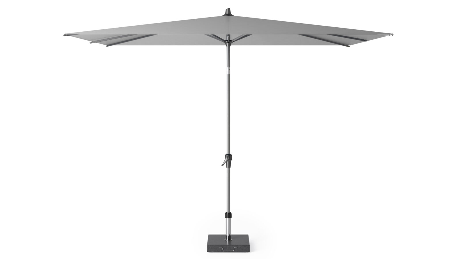 P00_Platinum_7108C_Center_pole_parasol-Riva-300x200-lightgrey-87 Parasol ogrodowy RIVA kolor stelazu Anthracite kolor Light grey 3 x 2 m