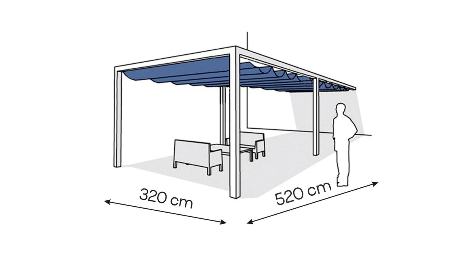pergola _aluminiowa_przyscienna1_duza_320x520 Pergola aluminiowa PS1 320 x 520 cm - Biały - obrazek 1