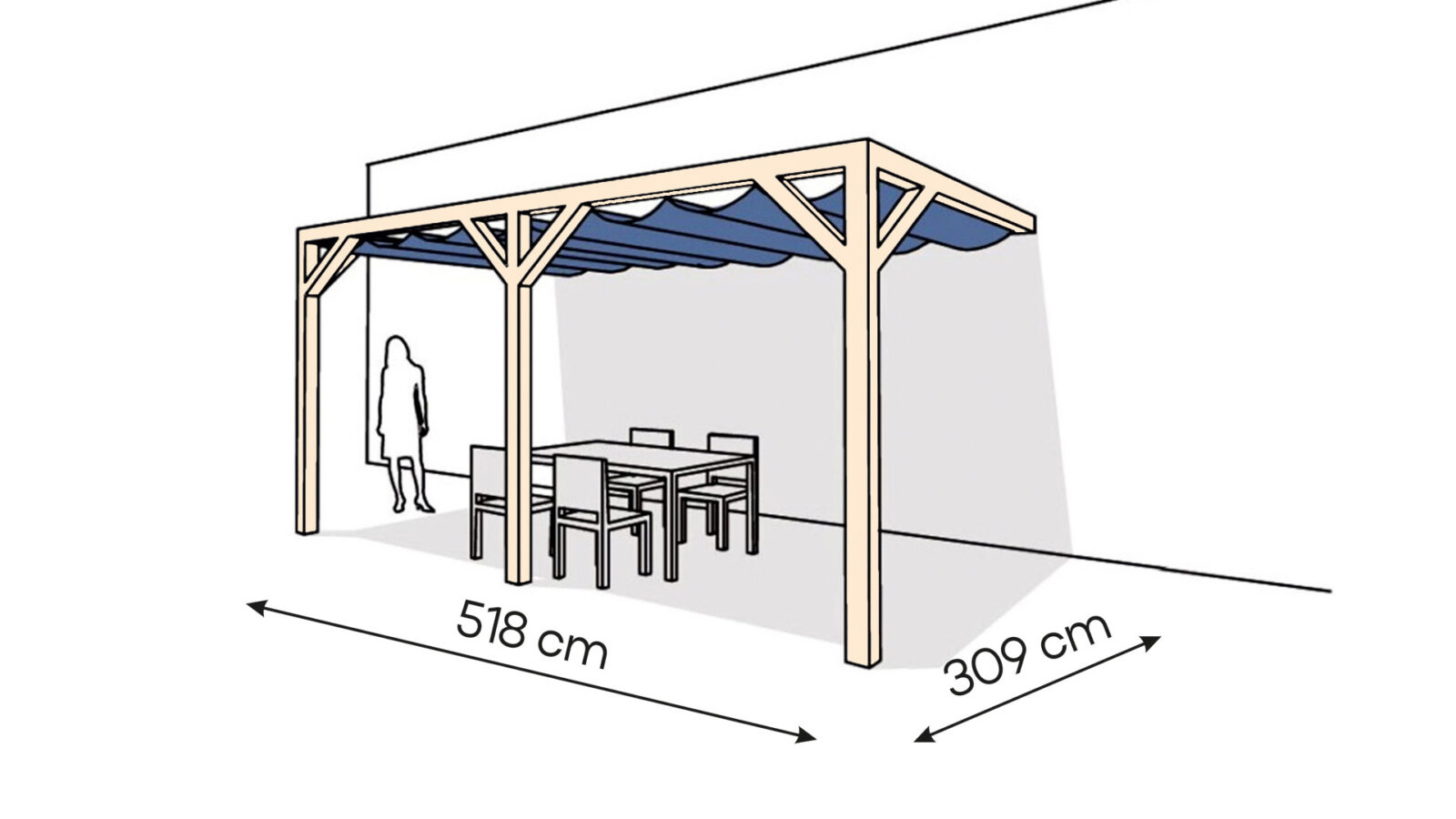 pergola _drewniana_przyscienna2_duza_309x518_ds Pergola PS2 drewno surowe 309 x 518 cm
