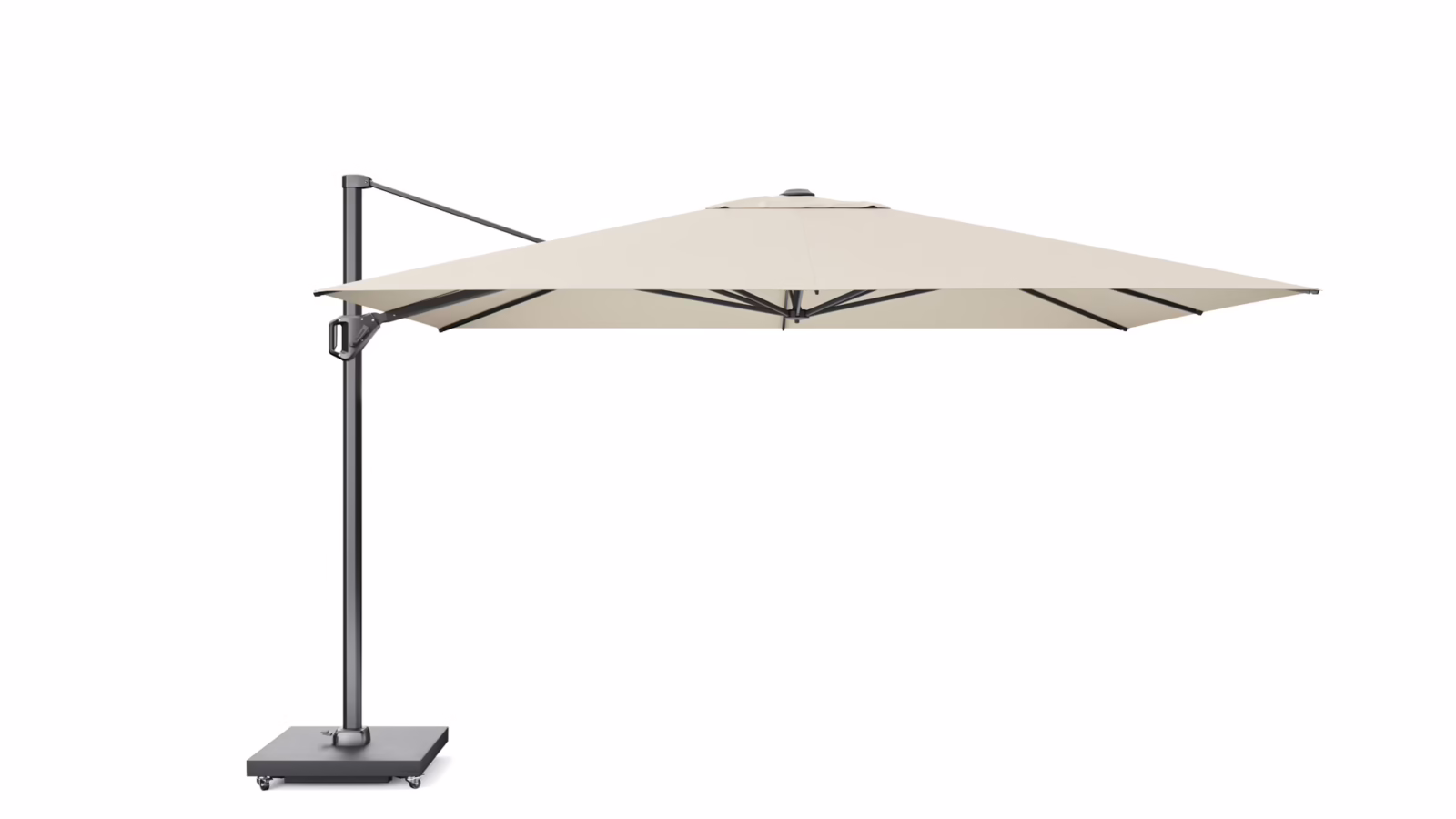 P00_Platinum_Sun_-_Shade_7143O_ChallengerT1-400x300-Champagne-87.jpg Parasol ogrodowy CHALLENGER T¹ PREMIUM - kolor stelażu: Anthracite - kolor: Champagne - 4 x 3 m - obrazek 1