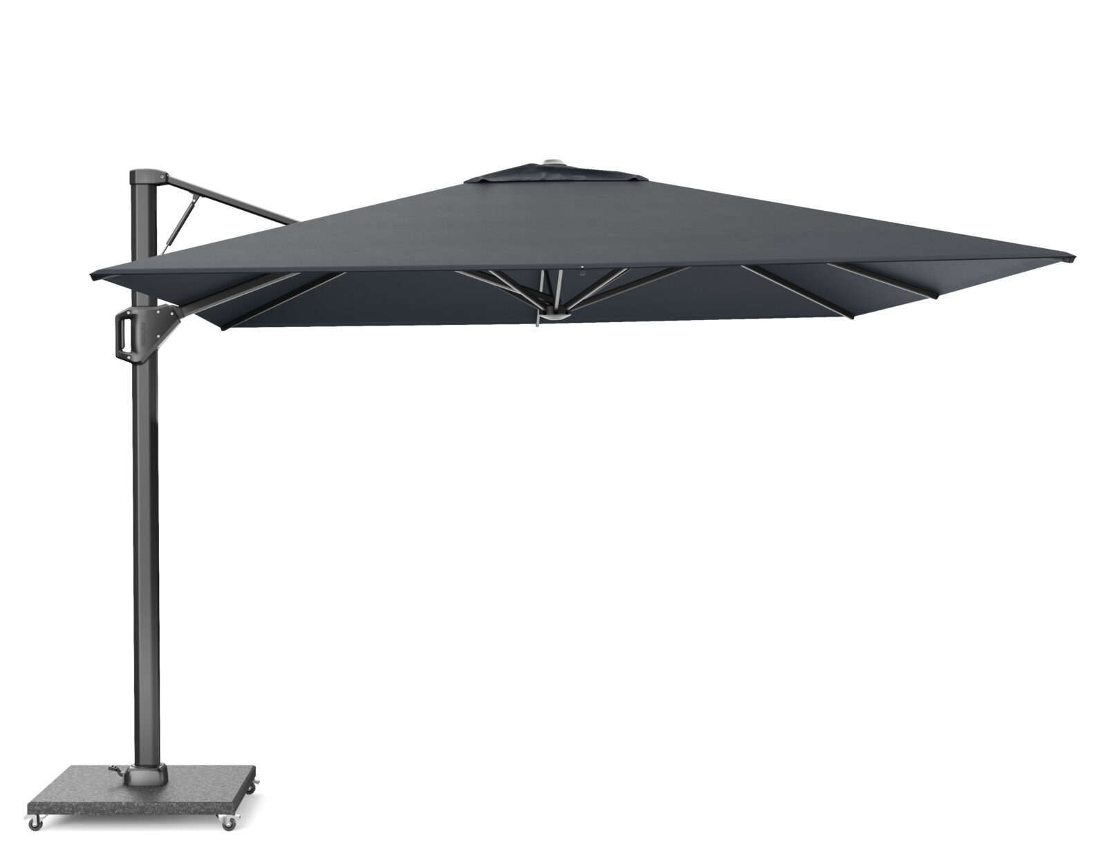 parasol-ogrodowy-beaufort-premium-kolor-stelazu-anthracite-kolor-faded-black-32-x-32-m Parasol ogrodowy BEAUFORT PREMIUM – kolor stelażu: Anthracite – kolor: Faded Black – 3,2 x 3,2 m - obrazek 1