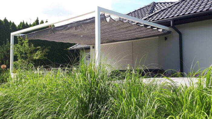 Pergola aluminiowa PS1 230 x 310 cm  Bialy
