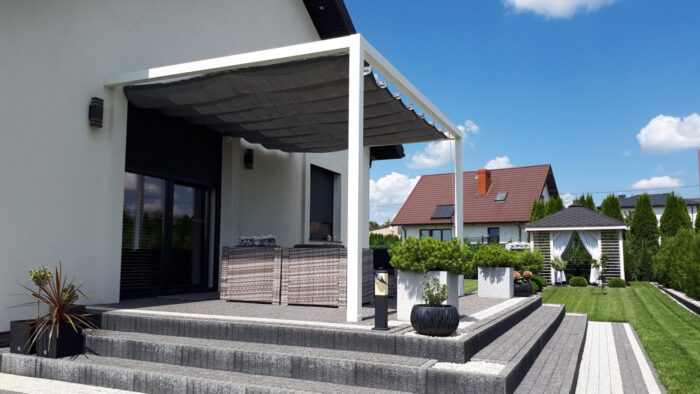 Pergola aluminiowa PW 230 x 320 cm  Bialy