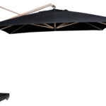 Parasol ogrodowy ICON T kolor stelazu Oak kolor Feded black 35 x 35 m