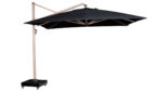 Parasol ogrodowy ICON T  kolor stelazu Oak  kolor Feded black  4 x 3 m