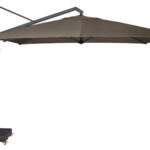 Parasol ogrodowy ICON T kolor stelazu Anthracite kolor Havana 35 x 35 m