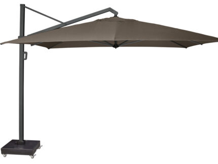 Parasol ogrodowy ICON T  kolor stelazu Anthracite  kolor Havana  35 x 35 m