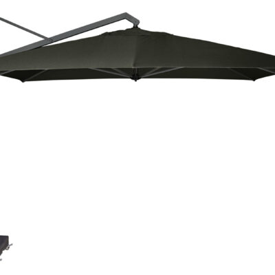 Parasol ogrodowy ICON T  kolor stelazu Anthracite  kolor Feded black  4 x 3 m