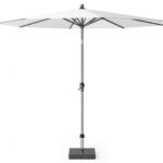 Parasol ogrodowy RIVA kolor stelazu Anthracite kolor White 3 m