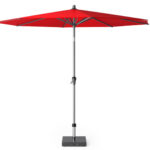 Parasol ogrodowy RIVA kolor stelazu Anthracite kolor Red 3 m