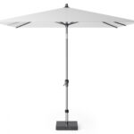 Parasol ogrodowy RIVA kolor stelazu Anthracite kolor White 25 x 25 m