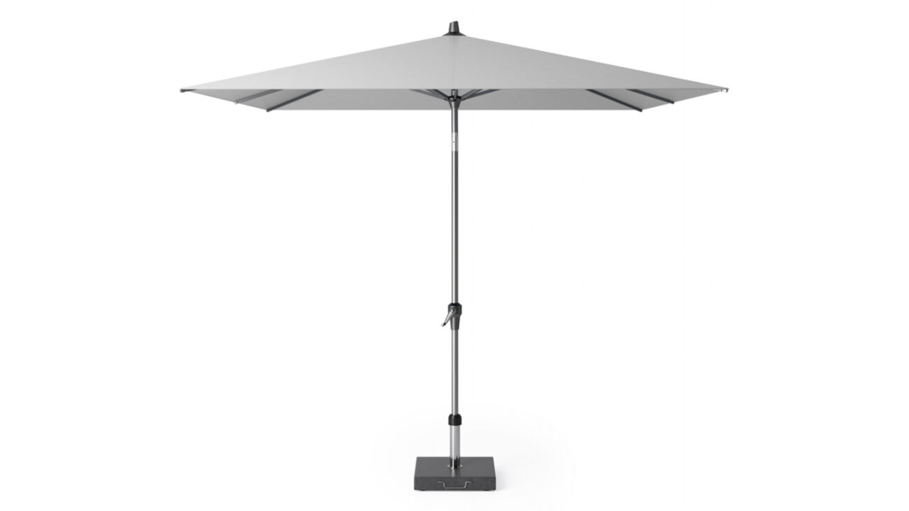 Parasol ogrodowy RIVA  kolor stelazu Anthracite  kolor Light Grey  25 x 25 m