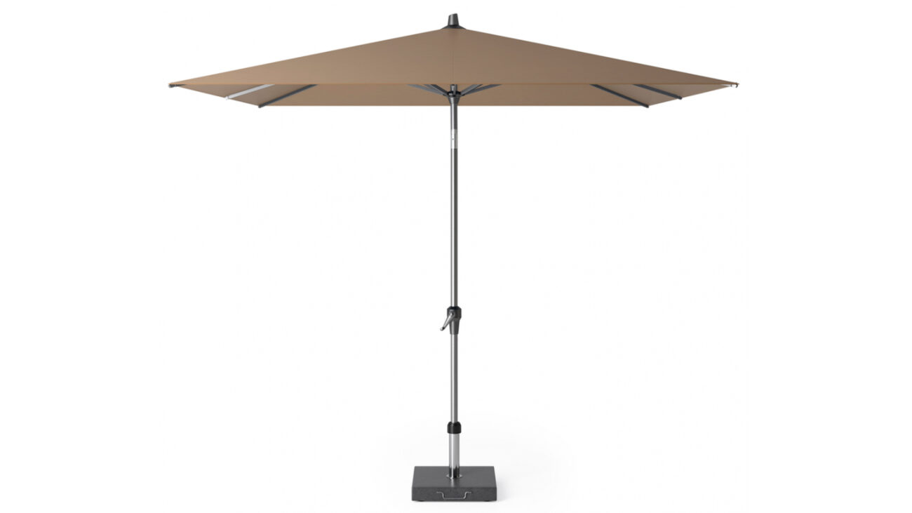 Parasol ogrodowy RIVA  kolor stelazu Anthracite  kolor Taupe  25 x 25 m
