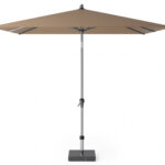 Parasol ogrodowy RIVA kolor stelazu Anthracite kolor Taupe 25 x 25 m