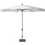 Parasol ogrodowy RIVA II kolor stelazu Anthracite kolor White 4 m