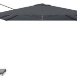 Parasol ogrodowy CHALLENGER T PREMIUM kolor stelazu Anthracite kolor Feded black 35 x 35 m
