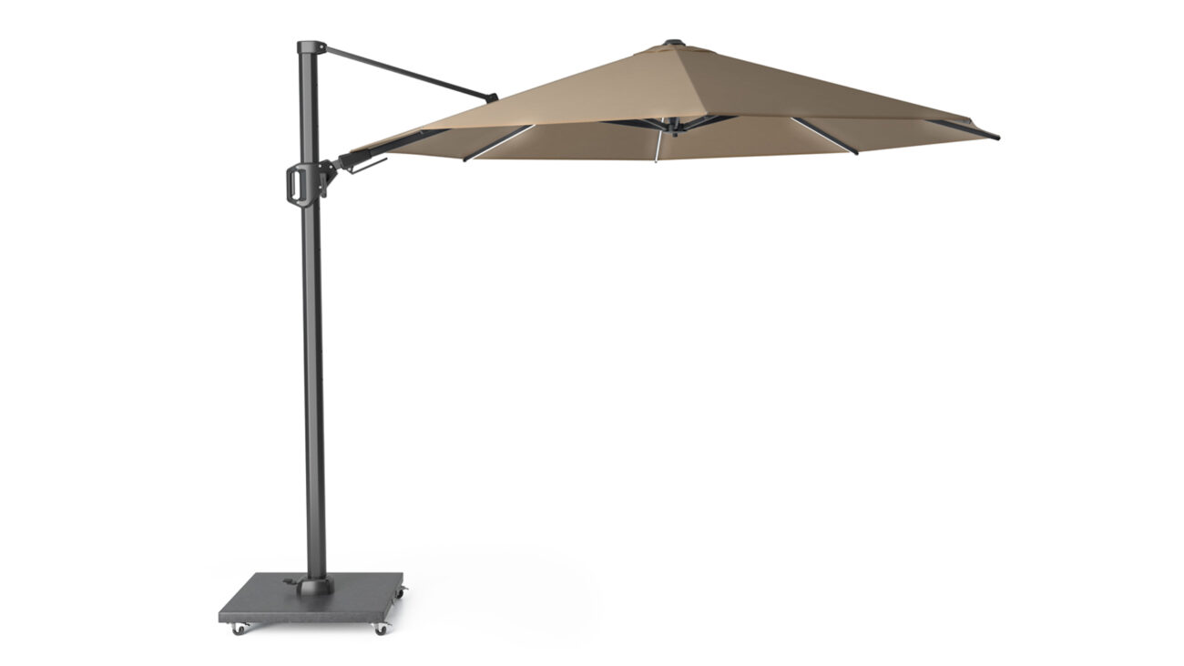 Parasol ogrodowy CHALLENGER T kolor stelazu Anthracite rozmiar 35 m Taupe