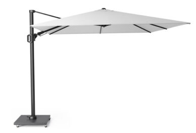 Parasol ogrodowy CHALLENGER T  kolor stelazu Anthracite  rozmiar 3 x 3 m  White