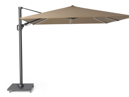 Parasol ogrodowy CHALLENGER T  kolor stelazu Anthracite  rozmiar 3 x 3 m  Taupe