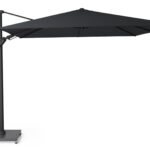 Parasol ogrodowy CHALLENGER T PREMIUM kolor stelazu Matt black kolor Jet black 3 x 3 m