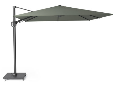 Parasol ogrodowy CHALLENGER T  kolor stelazu Anthracite  rozmiar 3 x 3 m  Olive