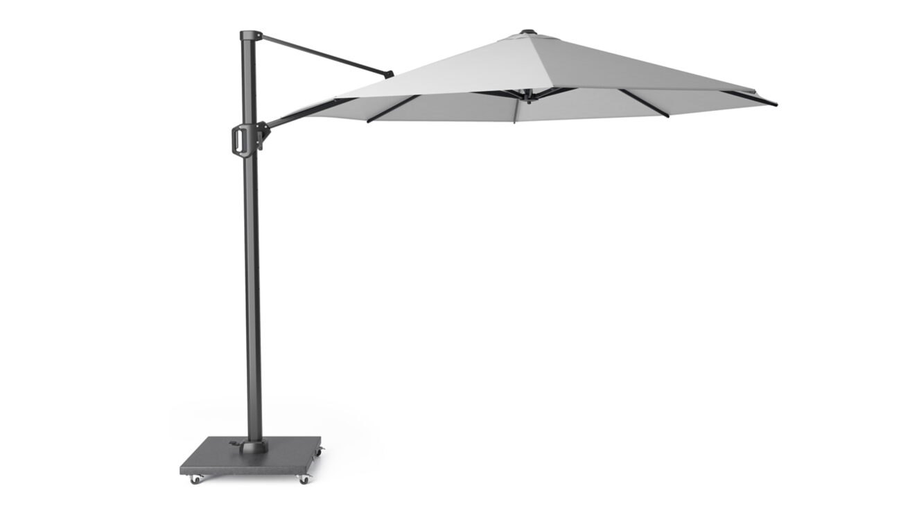 Parasol ogrodowy CHALLENGER T kolor stelazu Anthracite rozmiar 35 m Light Grey