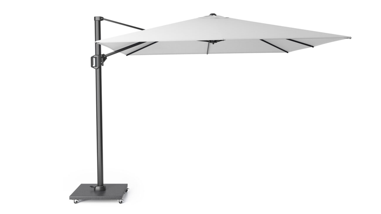 Parasol ogrodowy CHALLENGER T kolor stelazu Anthracite rozmiar 3 x 3 m White