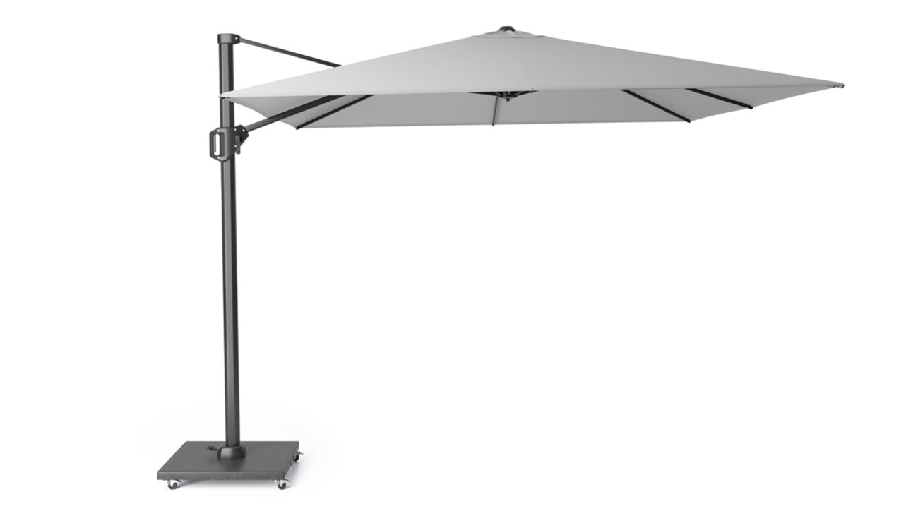 Parasol ogrodowy CHALLENGER T kolor stelazu Anthracite rozmiar 3 x 3 m Light Grey