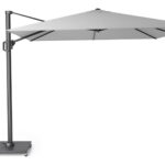 Parasol ogrodowy CHALLENGER T kolor stelazu Anthracite rozmiar 3 x 3 m Light Grey