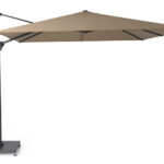 Parasol ogrodowy CHALLENGER T kolor stelazu Anthracite rozmiar 3 x 3 m Taupe