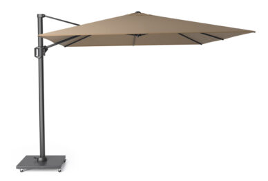 Parasol ogrodowy CHALLENGER T  kolor stelazu Anthracite  rozmiar 3 x 3 m  Taupe