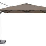 Parasol ogrodowy CHALLENGER T TELESCOPE kolor stelazu Anthracite kolor Havana 35 x 35 m