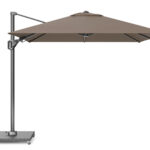 Parasol ogrodowy VOYAGER T PREMIUM kolor stelazu Anthracite kolor Havana 27 x 27 m
