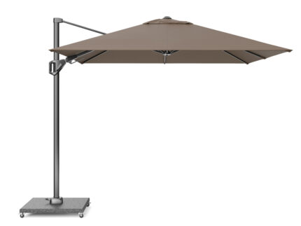 Parasol ogrodowy VOYAGER T PREMIUM  kolor stelazu Anthracite  kolor Havana  27 x 27 m