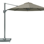 Parasol ogrodowy VOYAGER T kolor stelazu Anthracite kolor Taupe 3 m