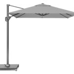 Parasol ogrodowy VOYAGER T kolor stelazu Anthracite kolor Light Grey 25 x 25 m