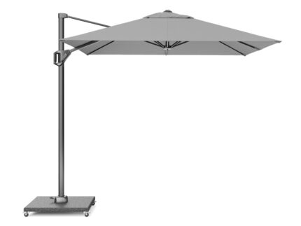 Parasol ogrodowy VOYAGER T  kolor stelazu Anthracite  kolor Light Grey  25 x 25 m