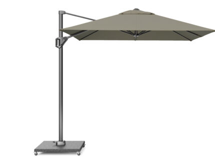 Parasol ogrodowy VOYAGER T  kolor stelazu Anthracite  kolor Taupe  25 x 25 m