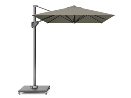 Parasol ogrodowy VOYAGER T  kolor stelazu Anthracite  kolor Taupe  3 x 2 m