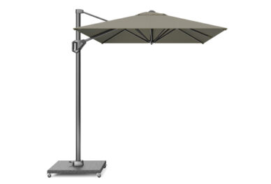 Parasol ogrodowy VOYAGER T  kolor stelazu Anthracite  kolor Taupe  3 x 2 m