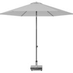 Parasol ogrodowy LISBOA kolor stelazu Anthracite kolor Light Grey 3 m