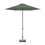Parasol ogrodowy LISBOA kolor stelazu Anthracite kolor Olive 3 m