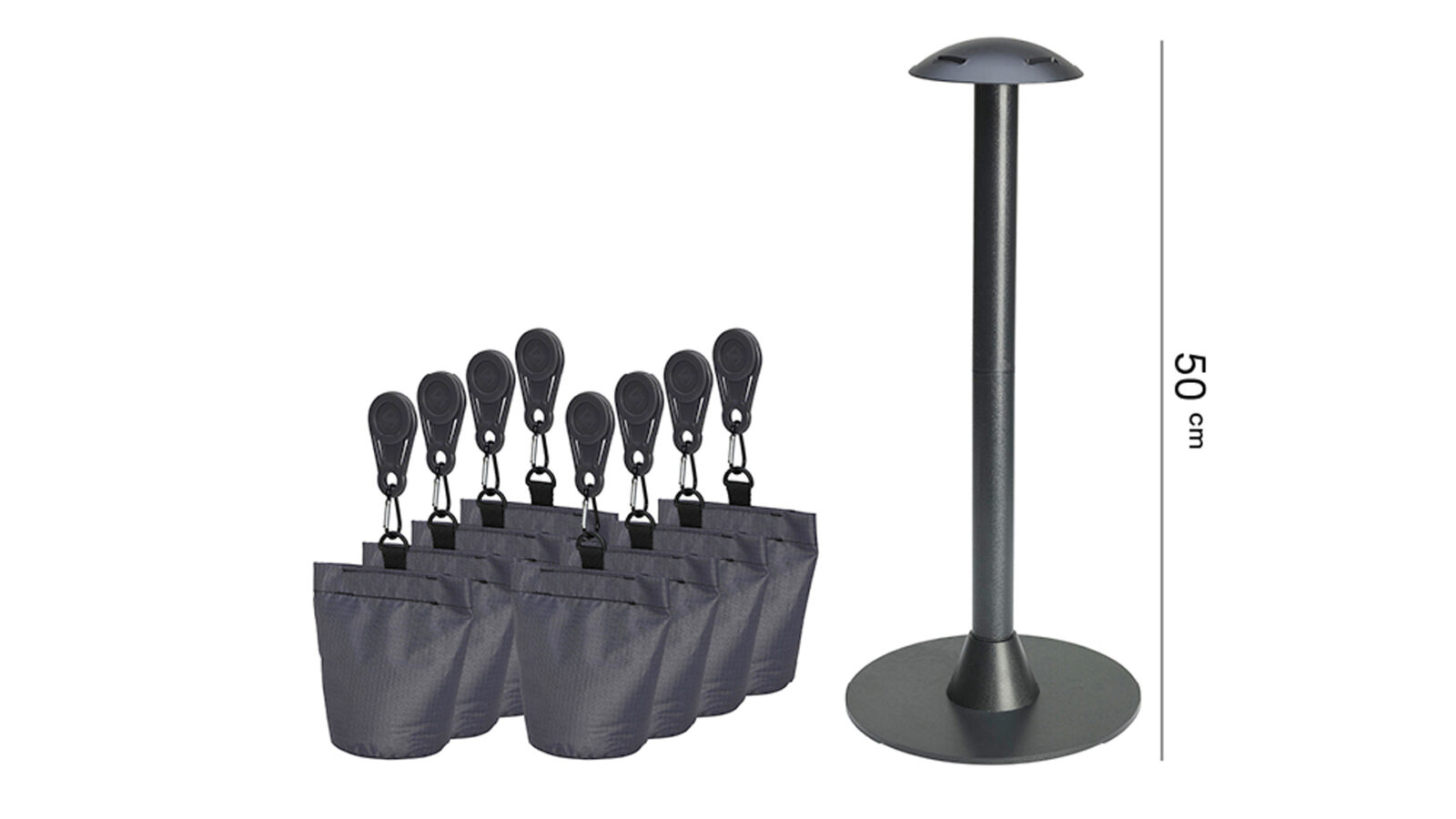 Zestaw obciazeniowy do pokrowcow ogrodowych