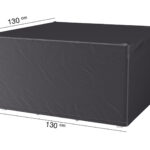 Pokrowiec kwadratowy na meble ogrodowe 130x130xH85 cm
